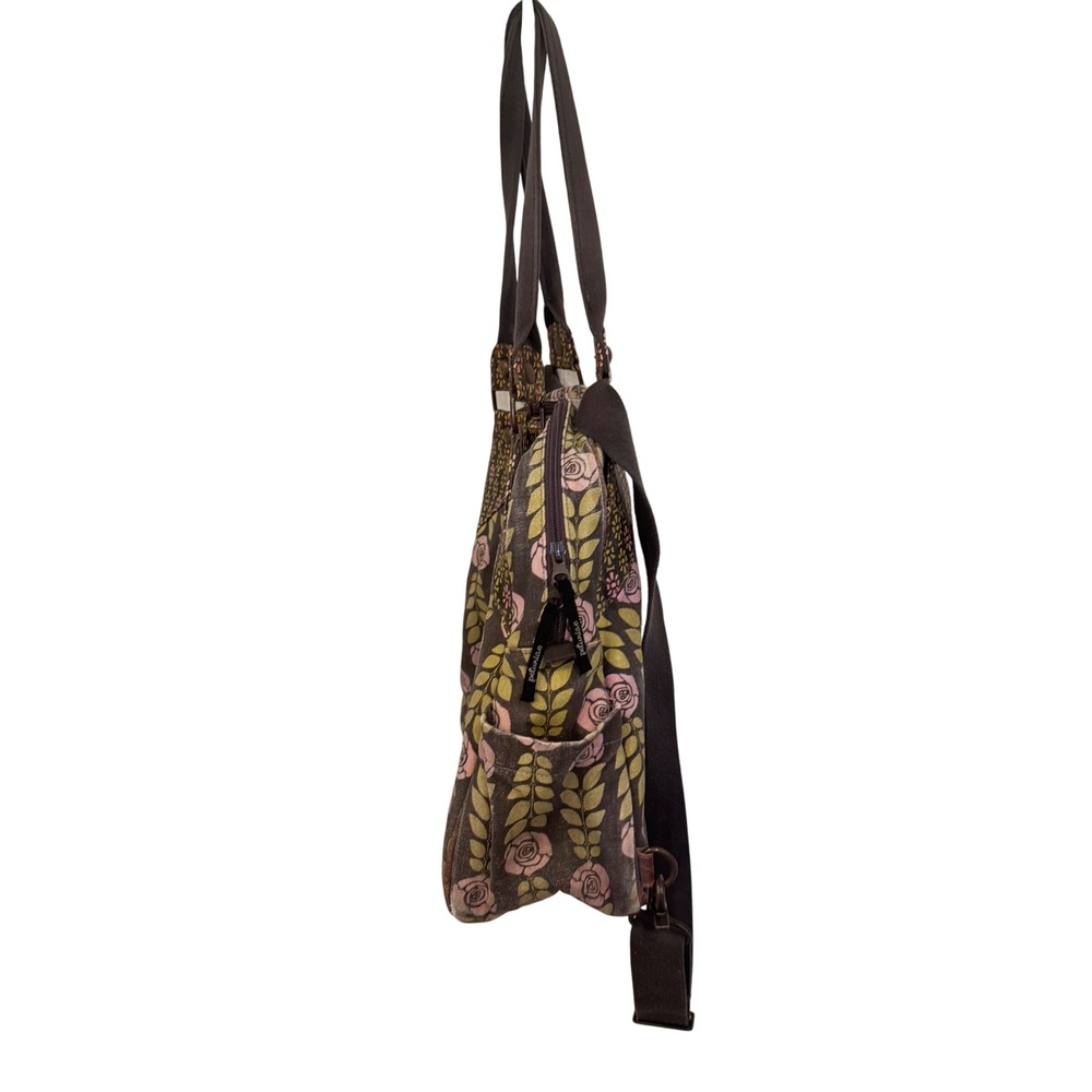 Petunia Pickle Bottom Backpack Floral  Convertible Tote and‎ pouch preloved - Picture 16 of 16